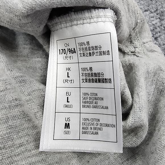 Walt Disney World Shirt Womens Medium Gray Embroidered Logo 3/4 Sleeve Classic - Picture 14 of 16